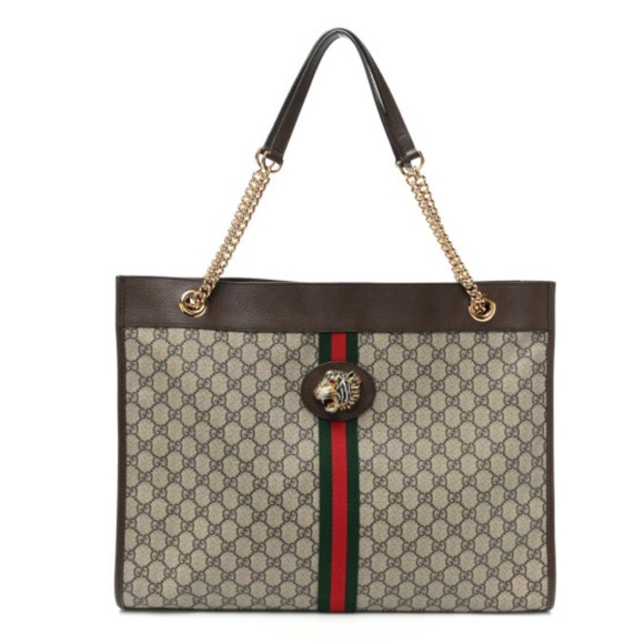 Gucci Monogram Large Rajah Chain Tote with attached wallet/clutch - Picture 3 of 9
